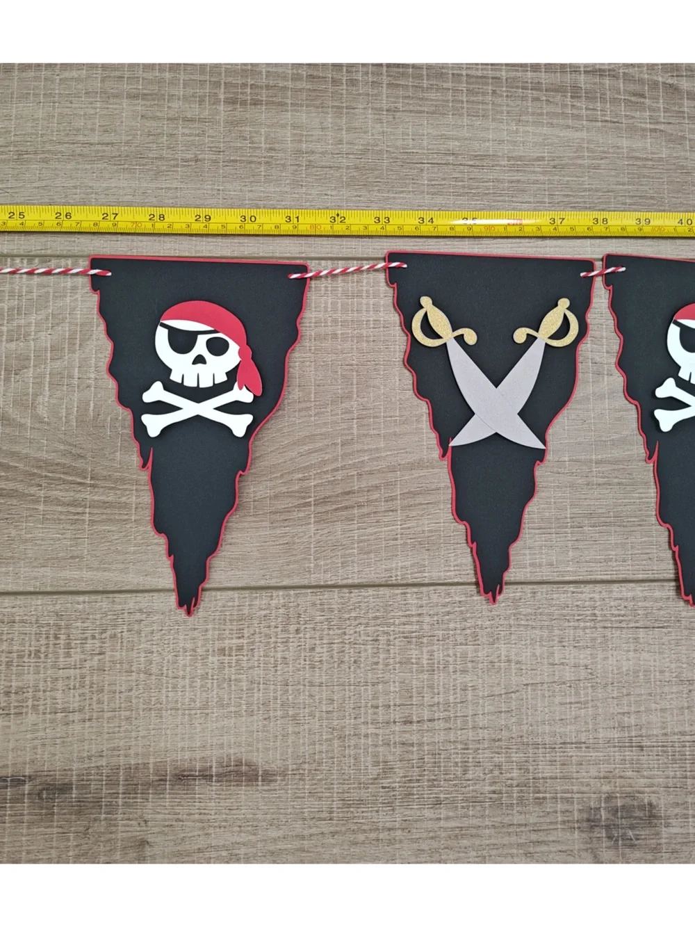 Toddler Pirate Hat & Party Banner - EUC